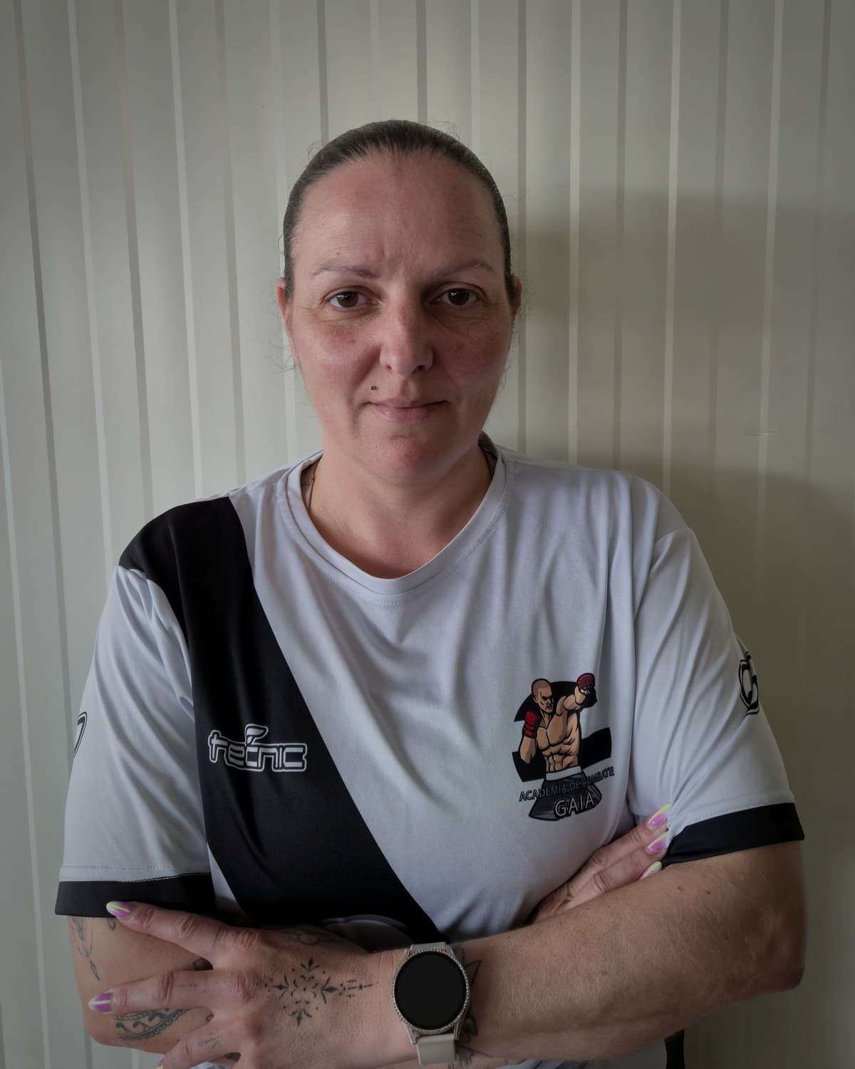 Sandrine Alves, Coach de Kickboxing da Academia Combate de Gaia